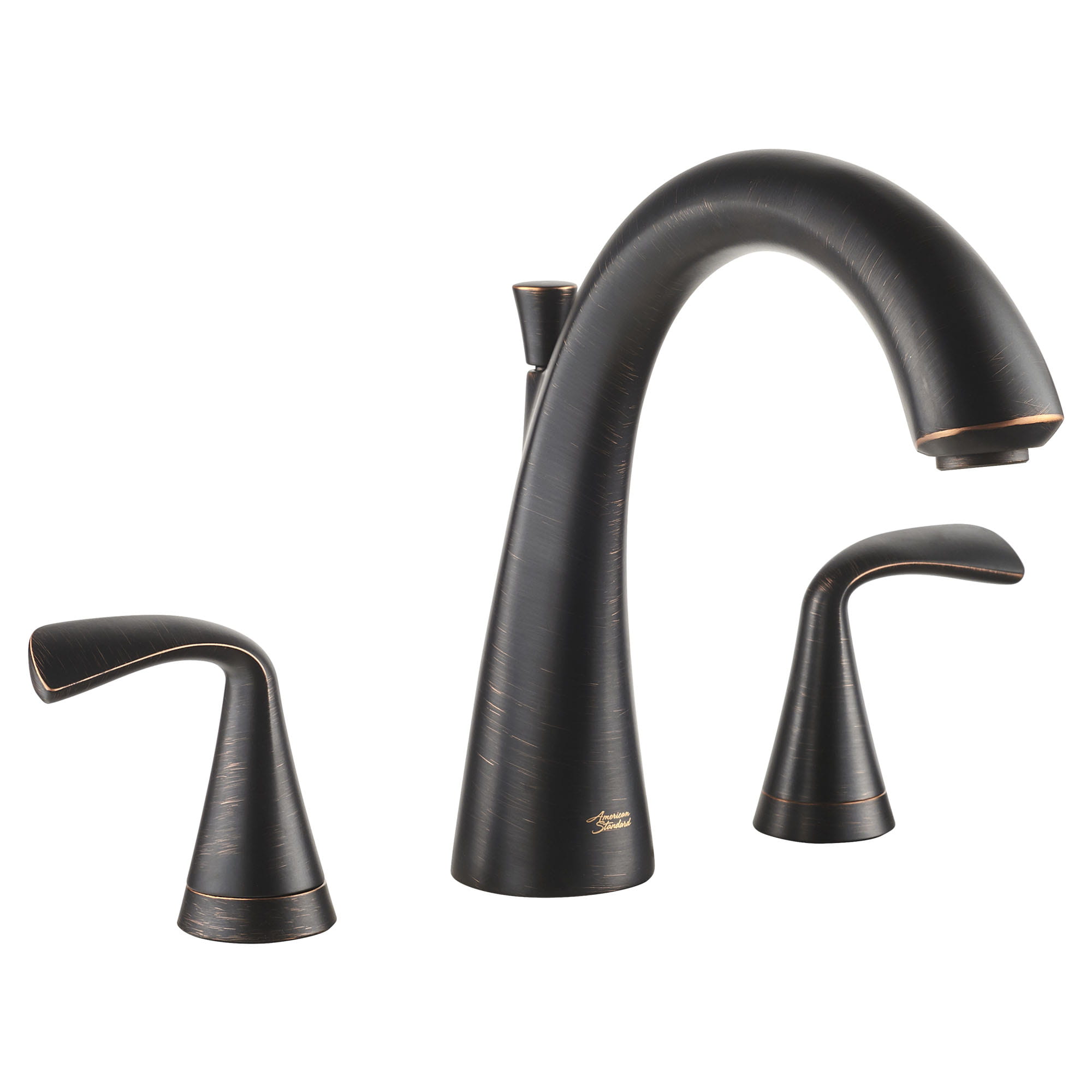 Fluent 8 Inch Widespread 2 Handle Bathroom Faucet 12 gpm 45 L min With Lever Handles LEGACY BRONZE